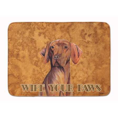 Carolines Treasures Vizsla Wipe Your Paws Machine Washable Memory Foam Mat SC9132RUG